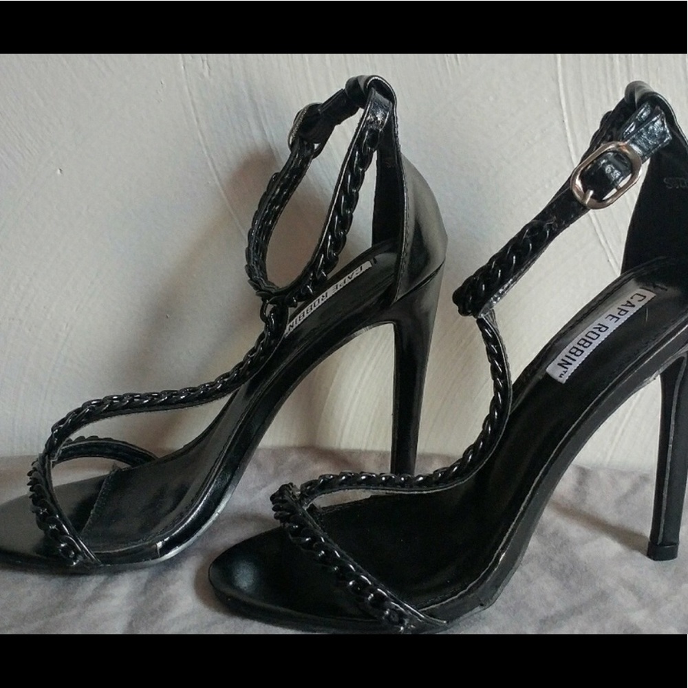 Open toe heels